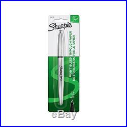 Sharpie Stainless Steel Pen Grip Fine Point Black Ink 1800702 Marker Office Stud