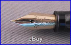 Sheaffer Blue Snorkel Pen-l4k #5 nib-F2 fine point
