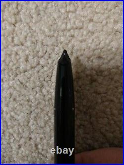 Sheaffer PFM Black Resin fountain pen with Fine Point 14k Gold Nib