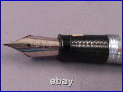 Sheaffer Vibtage Gray Snorkel fountain pen-working-F-6 fine point