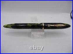 Sheaffer Vintage Balance Fountain Pen-black and green-fine point