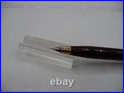 Sheaffer Vintage Burgandy TOUCHDOWN FILL Fountain Pen working-fine point-uninked