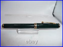 Sheaffer Vintage Connaisseur Green Fountain Pen-l8k nib-fine point