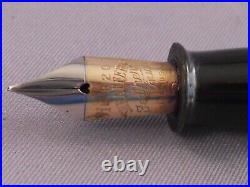 Sheaffer Vintage Ebonized Pearl Fountain Pen-fine point-working
