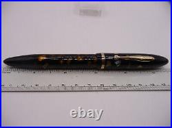 Sheaffer Vintage Ebonized Pearl Lever Fill Fountain Pen-working-fine point