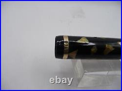Sheaffer Vintage Ebonized Pearl Lever Fill Fountain Pen-working-fine point