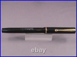 Sheaffer Vintage Flat Top Black Fountain Pen-extra-fine point