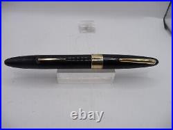Sheaffer Vintage White Dot Black Lever Fill Fountain Pen-l4k nib-fine point