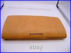 Sheaffer Vintage White Dot Gray Snorkel Set in box-new old stock-fine point