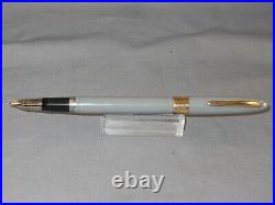 Sheaffer White Dot Gray Snorkel fountain pen-working-X-4 extra fine point