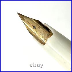 Showa Retro Platinum Fountain Pen Fine Point 14K Butterfly 60S