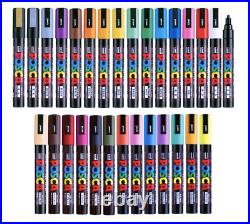 Uni posca Paint Marker Pen Fine Point Set of 29 PC-5M