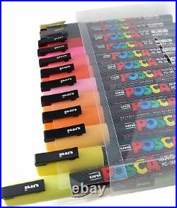 Uni-posca Paint Marker Pens 24 FINE Point PC-3M Set Art Craft Uniposca