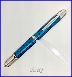 Used PILOT Vanishing Point Capless TROPICAL TURQUOISE 18K Fine Nib 2019 Limited