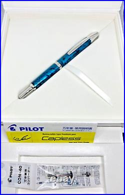 Used PILOT Vanishing Point Capless TROPICAL TURQUOISE 18K Fine Nib 2019 Limited