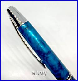 Used PILOT Vanishing Point Capless TROPICAL TURQUOISE 18K Fine Nib 2019 Limited