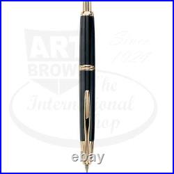 Vanishing Point Fine Fountain Pen Black With Gold Accents