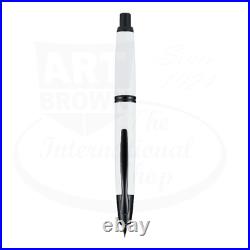 Vanishing Point Fountain Pen White with Black Accents