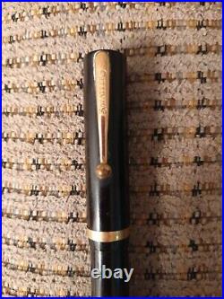 Vintage Over Size Sheaffer Black 14k Fine Point Nib Pen