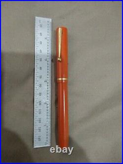 Vintage Sheaffer Orange 14k, 46 Special Fine Point Nib Fountain Pen