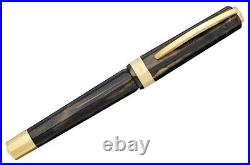 Visconti Black Opera Gold Fountain Pen Fine Nib