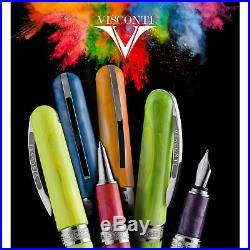 Visconti Breeze Fountain Pen Plum Fine Point KP08-06-FP-F New in Gift Box