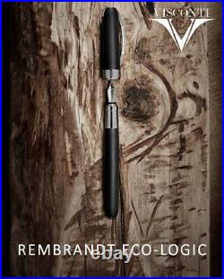 Visconti Rembrandt Eco-Logic Fountain Pen in Black Fine Point NEW in box