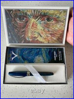 Visconti Van Gogh Impressionist Starry Night Fine Point Fountain Pen NEW
