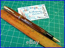 Vtg Waterman 1940s 14KGold Nib Fine Point with Flex Fountain Pen Made in CANADA