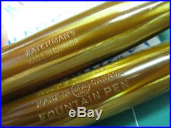 Vtg Waterman 1940s 14KGold Nib Fine Point with Flex Fountain Pen Made in CANADA
