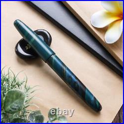 WANCHER Fountain Pen Dream Pen Marble Green F Fine Point WF-EB-DREAM-DGN