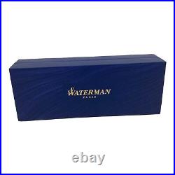 WATERMAN Metropolitan Deluxe Blue CT Ballpoint Pen Unused JAPAN