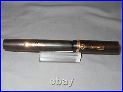 Wahl Vintage Black Chased Hard Rubber Signature Oversized Pen-fine point