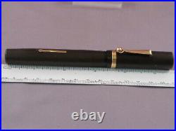 Wahl Vintage Black Chased Hard Rubber Signature Oversized Pen-fine point