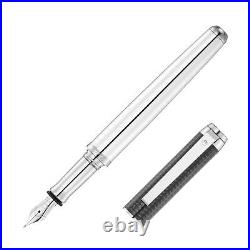 Waldmann Carbon F. Fountain Pen, Steel Nib Extra Fine Point NEW in Box