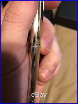 Waldmann Sterling Silver fountain pen. Fine point. Pocket series. Slightly used