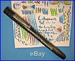 Waterman 52 Flex Fine Point 14K Gold Ideal Nib Fountain Pen FLexible vtg BCHR