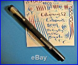 Waterman 52 Good Artist Pen Semi Flex + X Fine Point 14K Nib Fountain Pen vtg