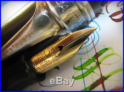 Waterman 52 X Fine Point Flex 14K Ideal Gold Nib Fountain Pen vintage 1920s BCHR