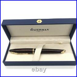 Waterman Carene Amber Shimmer Fountain Pen Fine Point Crafted in France S0700860