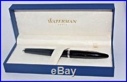 Waterman Carene Black Sea Stainless Steel Fine Point Fountain Pen