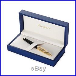 Waterman Carene Essential Black GT Fine Point Fountain Pen (S0909750)