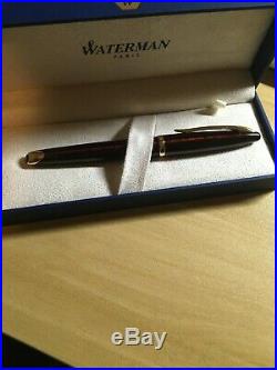 Waterman Carene Fountain Pen, Marine Amber, Fine Point, NEW IN BOX