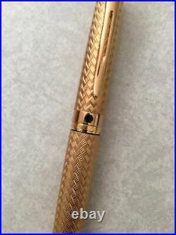 Waterman Etalon Gold Fountain Pen 18K Gold Nib Fine Point