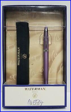Waterman Ici Et La Sweet Lilac & Silver Trim Fountain Pen (Fine Point) Vintage