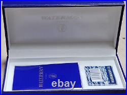 Waterman Lady Agathe Fountain Pen Blue With 18k Gold Fine Point Used Once