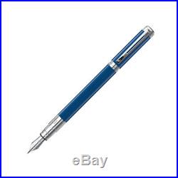 Waterman Perspective Fountain Pen Blue Obsession Fine Point 1904576 New