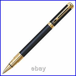 Waterman Perspective Pen Fine Pen Point Type Black Ink Black, Gold Barrel