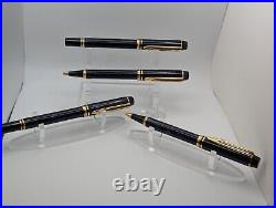 Waterman Rhapsody Mineral Blue Fountain, Ballpoint, Fine Point Pen Set