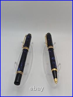 Waterman Rhapsody Mineral Blue Fountain, Ballpoint, Fine Point Pen Set